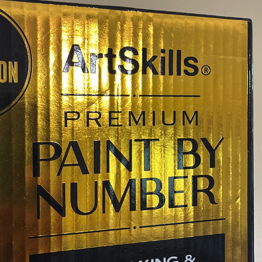 Art skills - Autumn Walk Paint By Number Canvas Activity - Picture 5 of 11